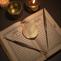 İsm-i Celâl sırrı ile işlenmiş kişiye özel tılsımlı bakır levha.