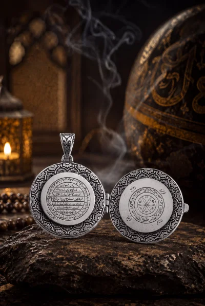 İsmi Azam Açılır Kapanır 4'lü Kolye