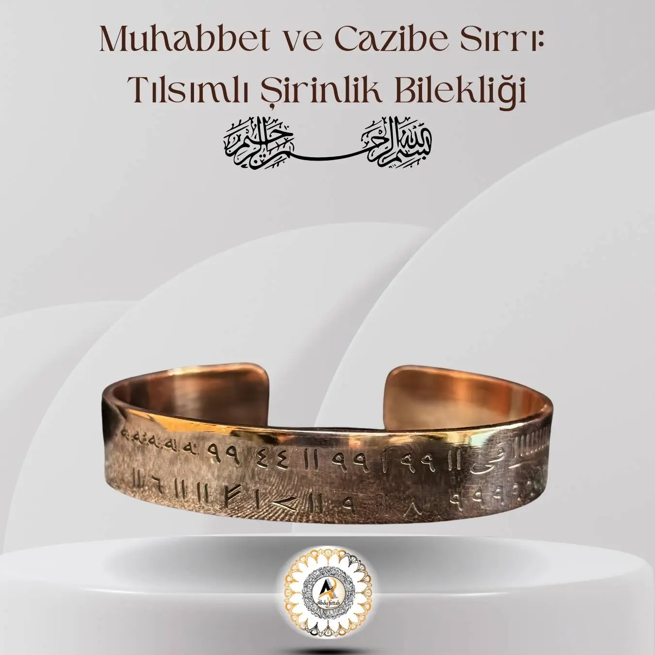 Eşler arası muhabbet ve şirinlik için hazırlanan kişiye özel tılsımlı bileklik.