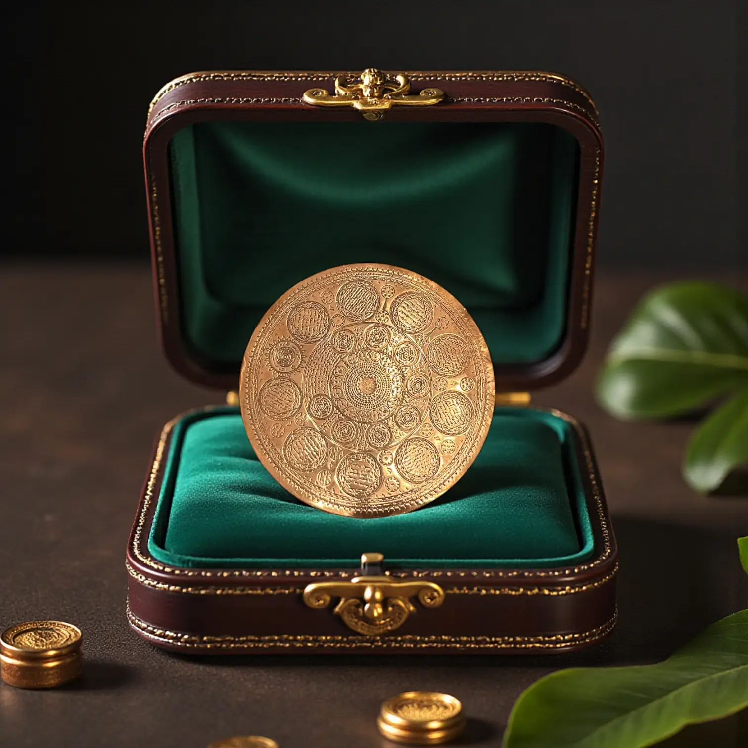 Heybet, vakar ve manevi güç için hazırlanan Havas işlemeli mühür.