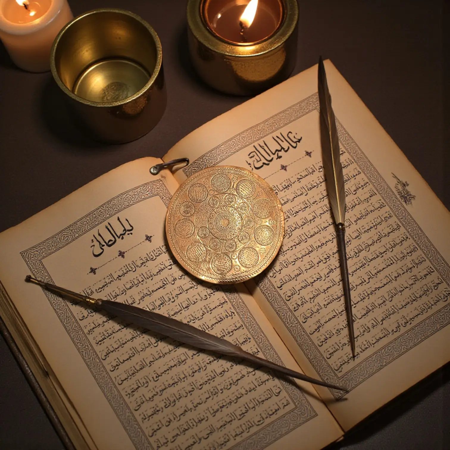 İsm-i Celâl sırrı ile işlenmiş kişiye özel tılsımlı bakır levha.