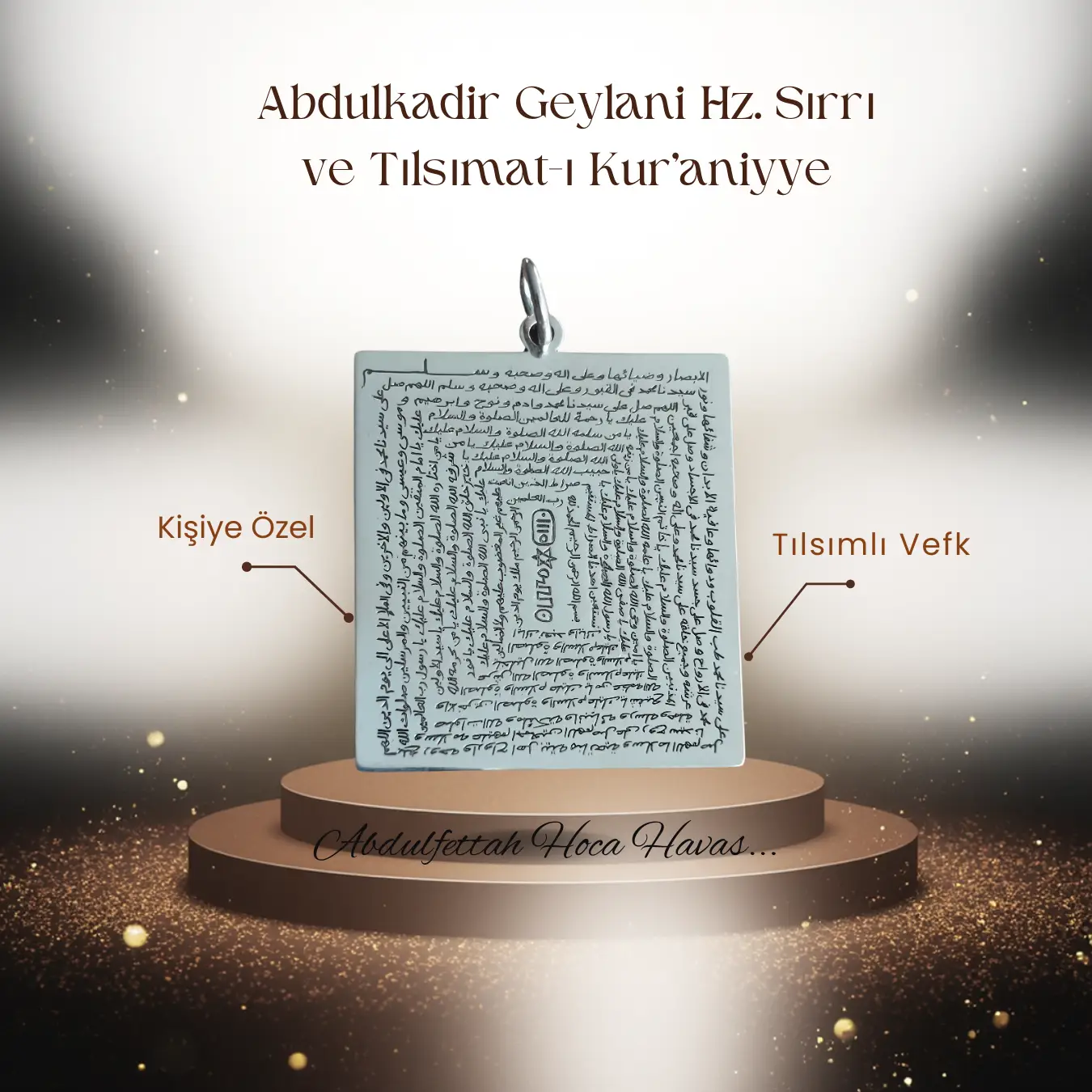 Abdulkadir Geylani Sırrı ve Tılsımat-ı Kur’aniyye: Özel İşlemeli Gümüş Kolye