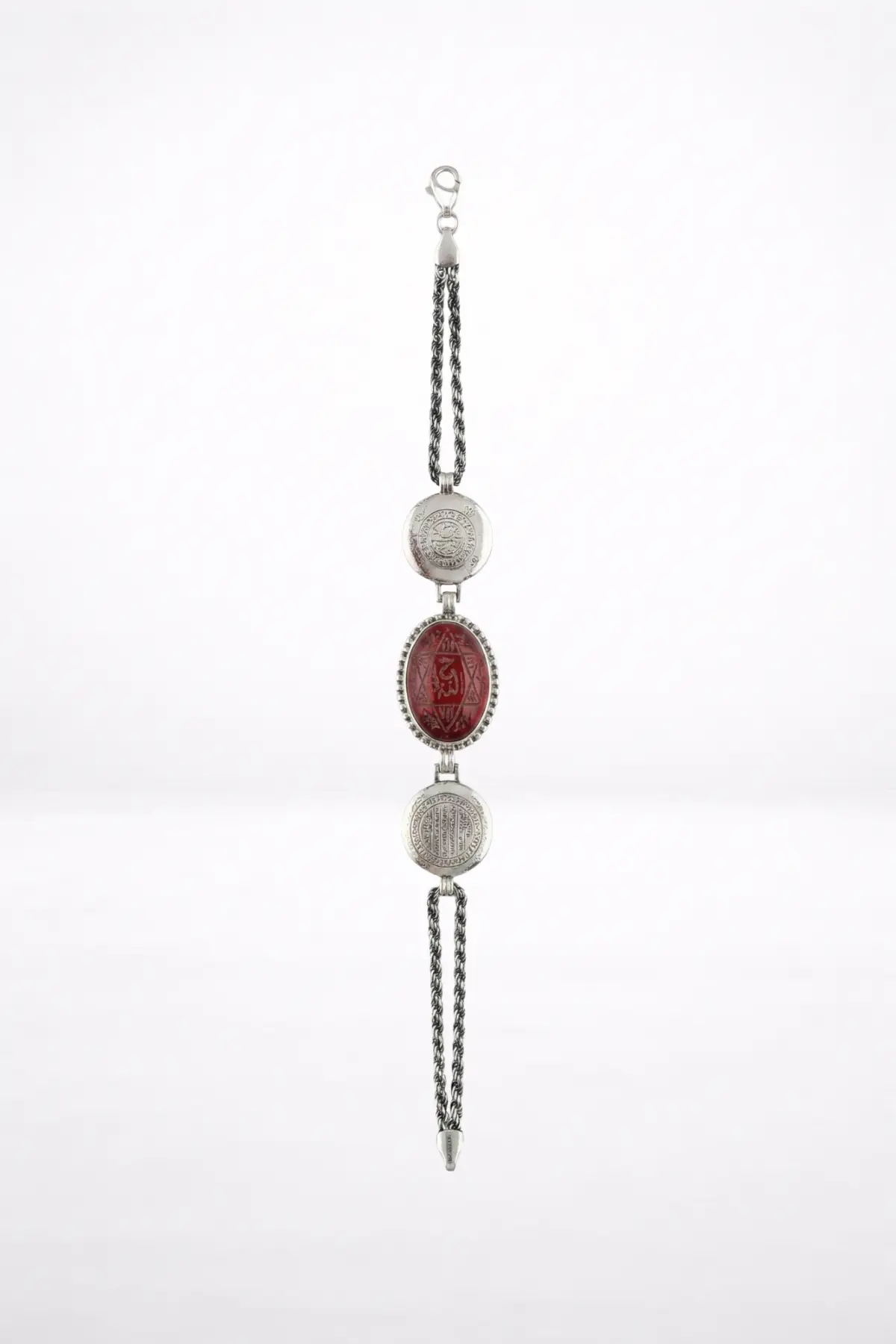 hakiki kan taşı takı seti”