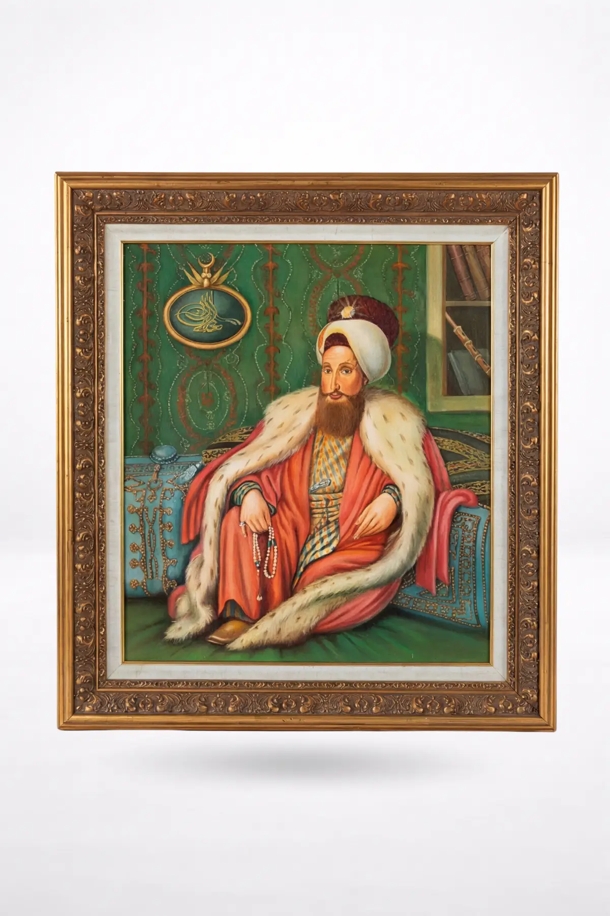 Cihan Hükümdarının İhtişamı: Kanuni Sultan Süleyman ve Altın Çağ Temalı Tablo