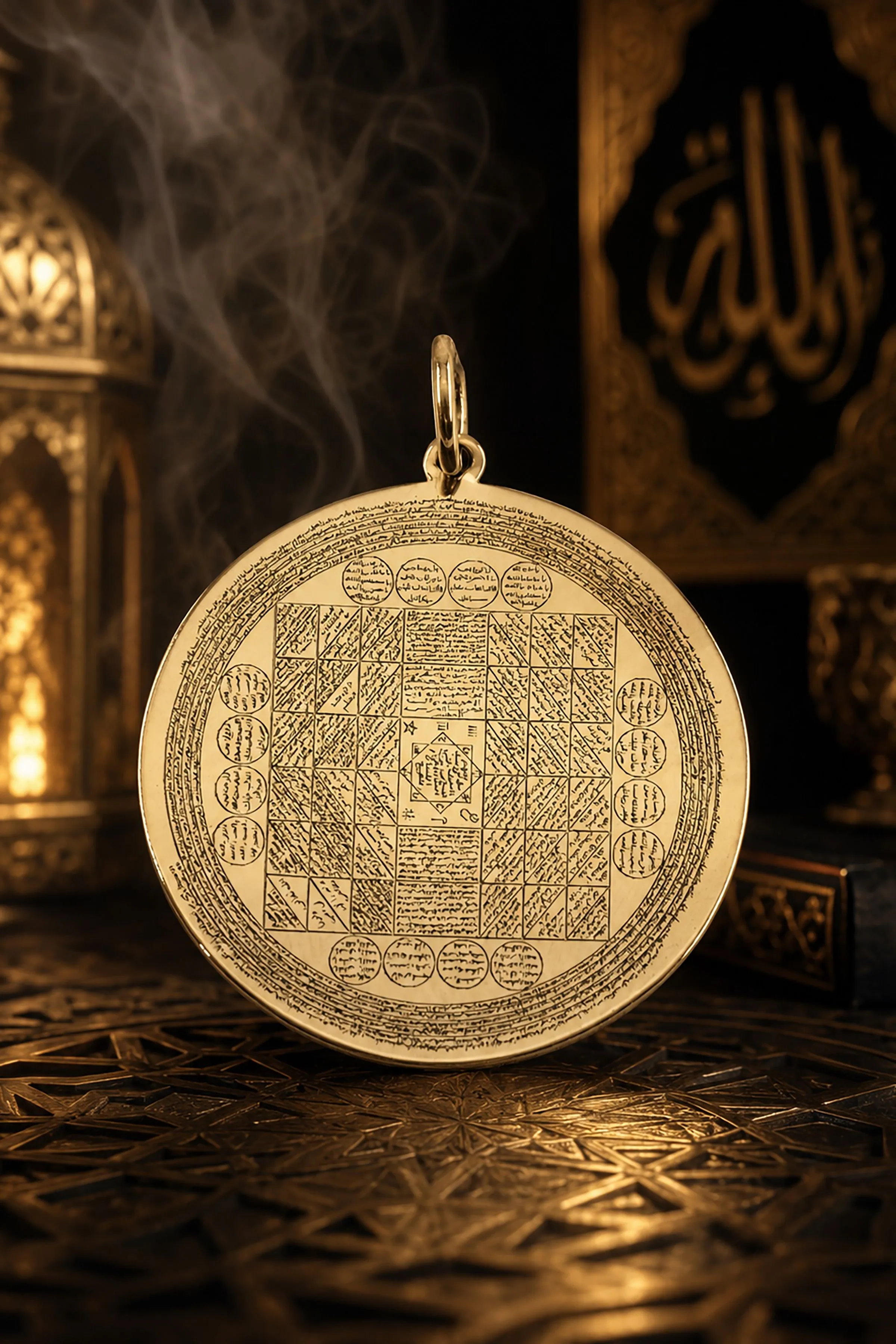 Erba'in-i İdrisiyye Pirinç Kolye