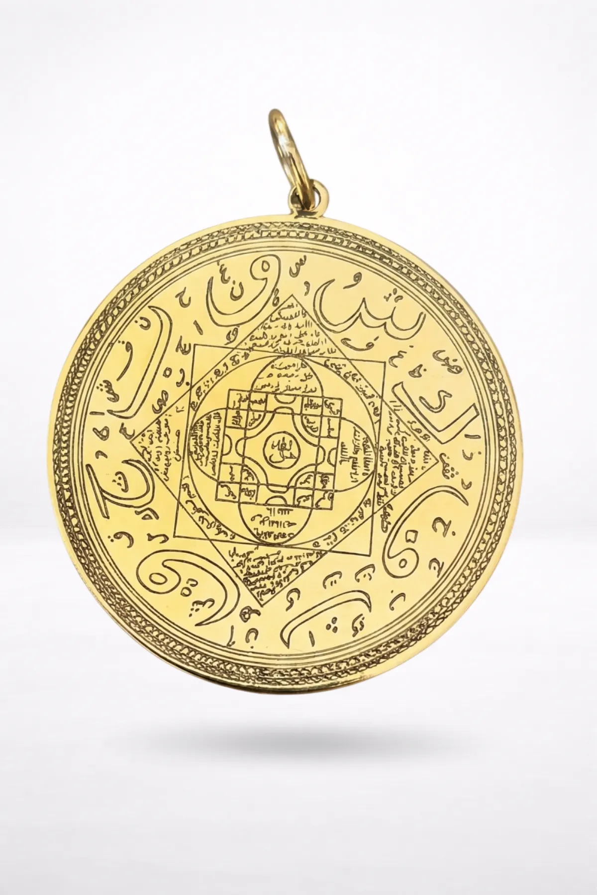 Kâinatın Şifresi Boynunuzda: Harflerin Sırrı Mührü Pirinç Kolye